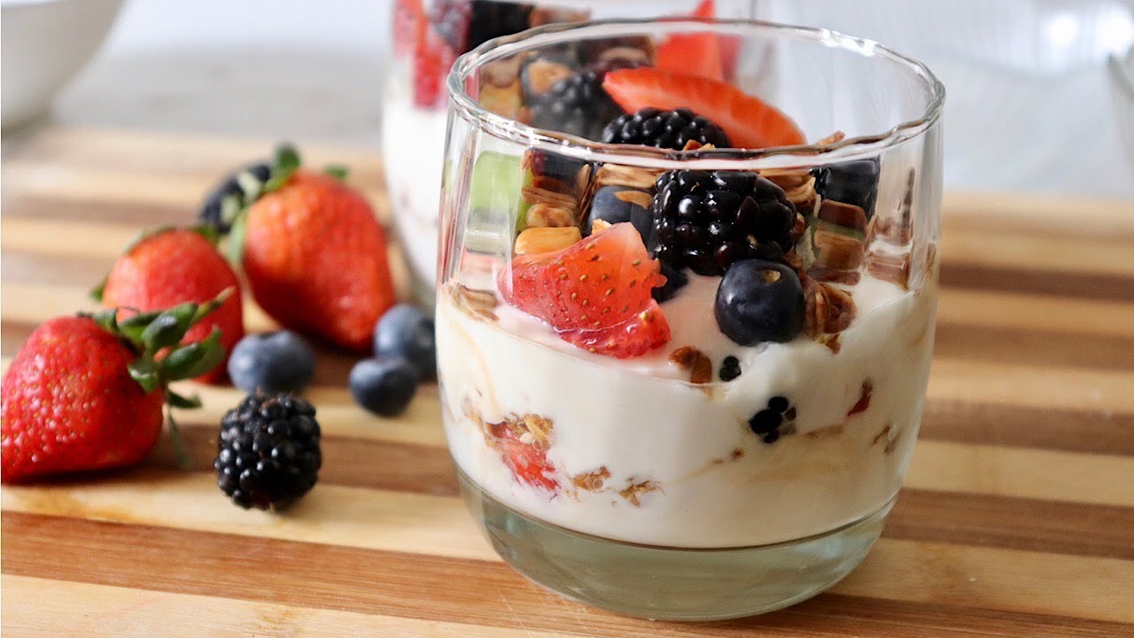 Mixed Berries with Greek Yoghurt.